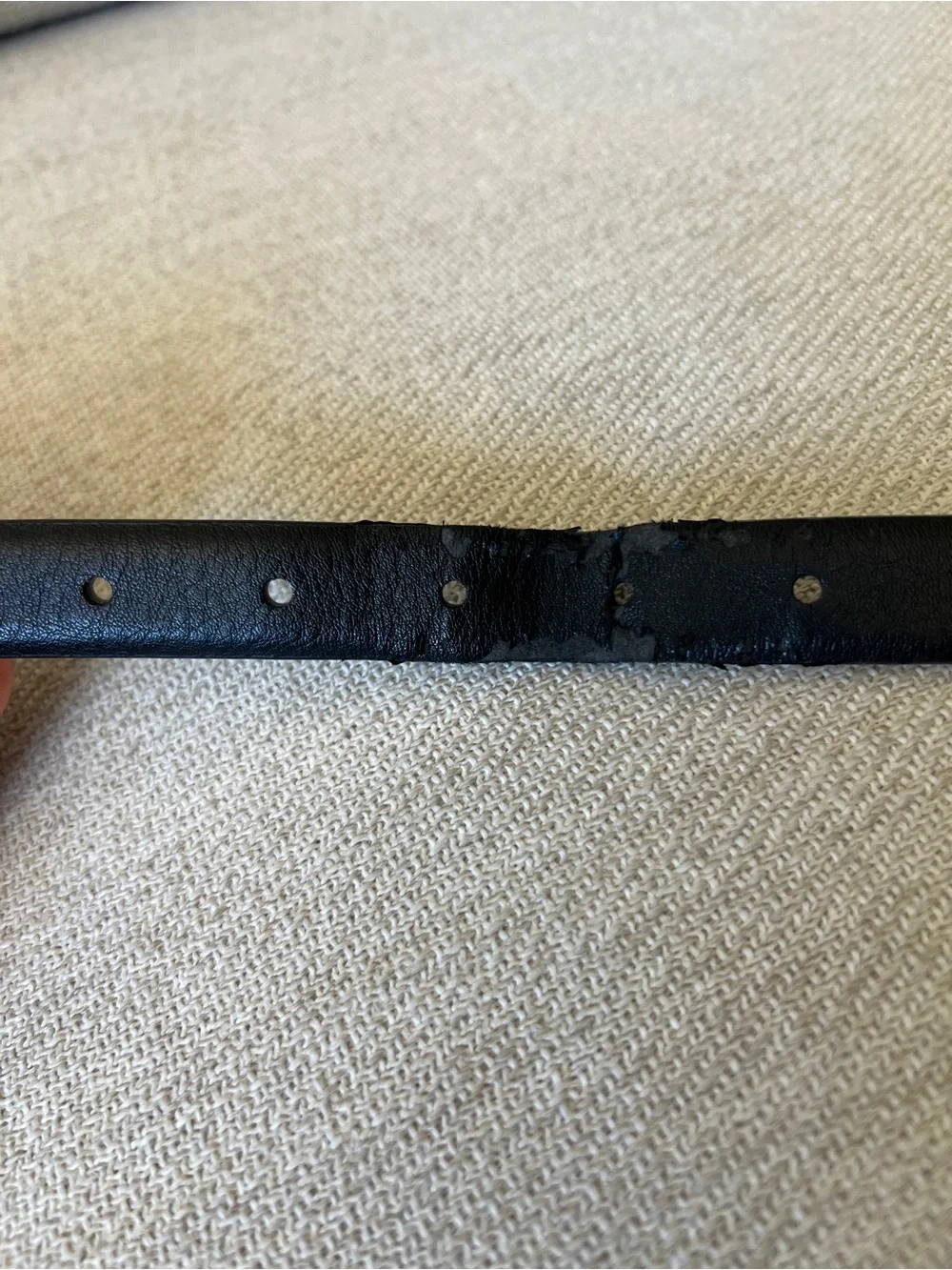 Vintage women's thin black belt western w Silver Hardware size L / XL Waist W36